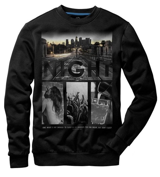 bluzy męskie Bluza marki UNDERWORLD unisex One night in LA S
