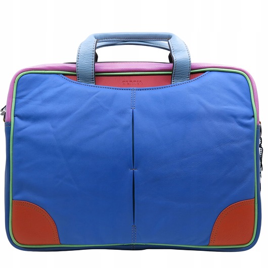 torby na ramię Aktówka skórzana torba damska na laptop do 16'' regulowany pasek OLIVKA