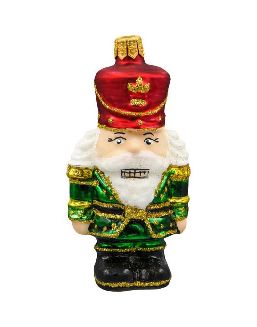 ozdoby choinkowe Bombka choinkowa: Zielony dziadek do orzechów