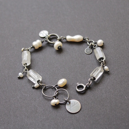 bransoletki z kamieni naturalnych Bransoletka Królowa Śniegu