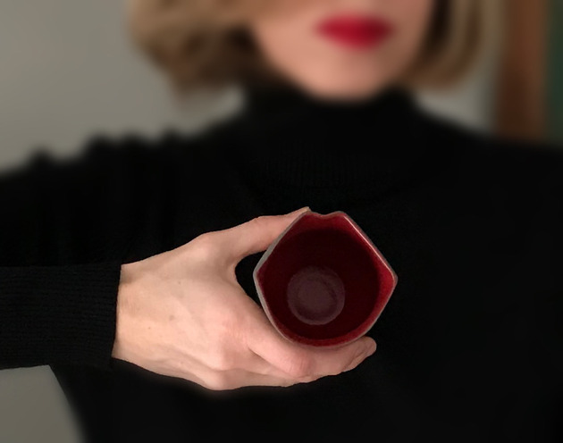 kubki i filiżanki Różowy Kubek Usta