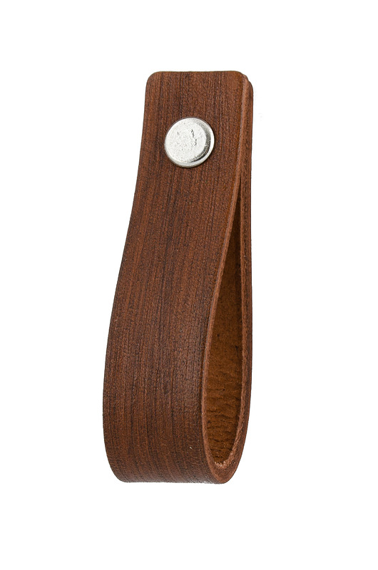 gałki do mebli Skórzany uchwyt meblowy COLORISO BRIAR WOOD P