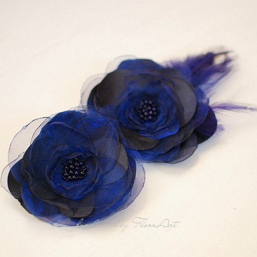 SAPPHIRE kwiaty do włosów FloraArt