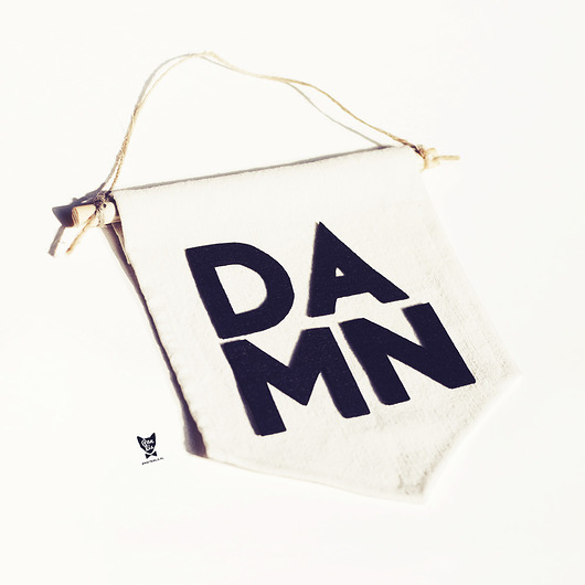 Baner ścienny DAMN  Pan Lis