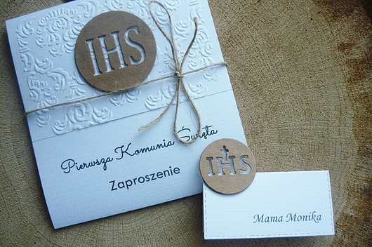 zaproszenia  komunijne pierwsza komunia święta team LTD