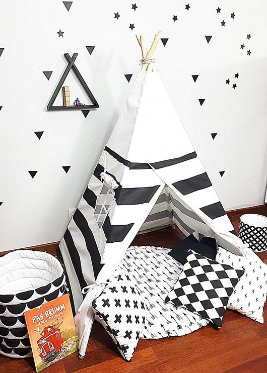 namioty i tipi dla dzieci Tipi zebra