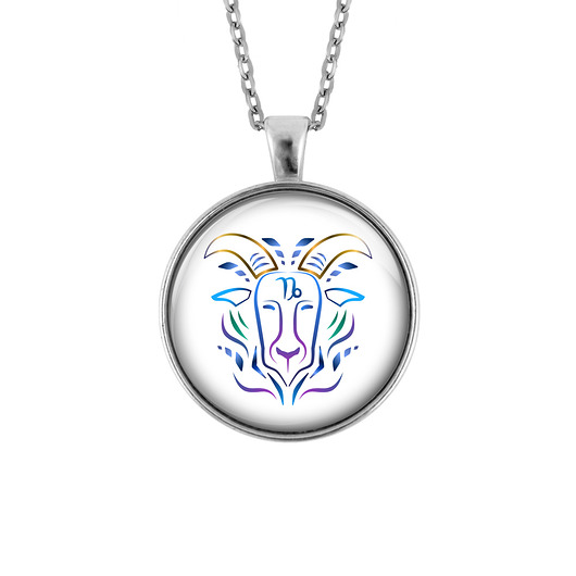 wisiory Kolekcja Starlight - Medalion Koziorożec - duży