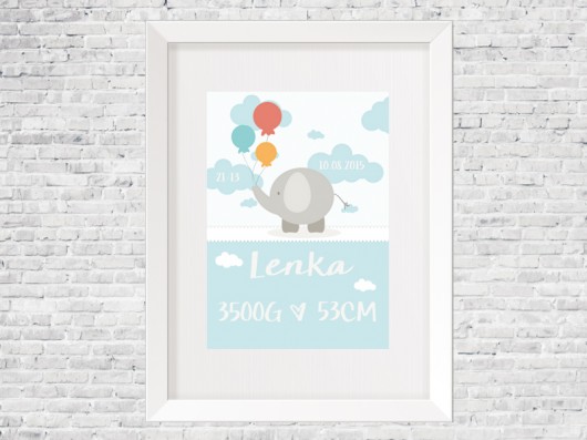 Metryczka narodzin A4 Create U
