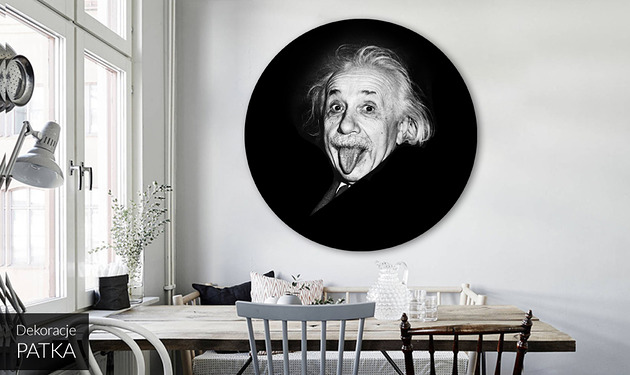 Albert Einstein - obraz lub NAKLEJKA Dekoracje PATKA Patrycja Kita