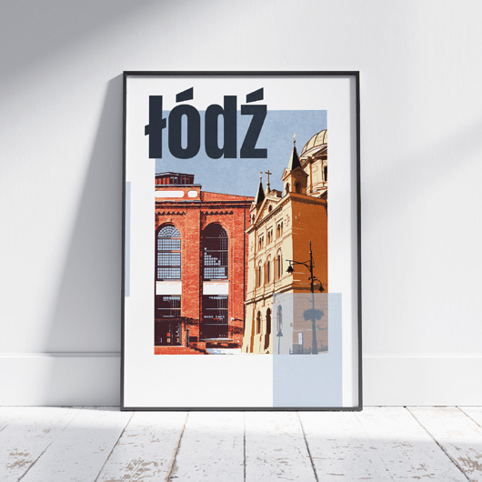plakaty Plakat Łódź Polska - Lodz Poland Poster