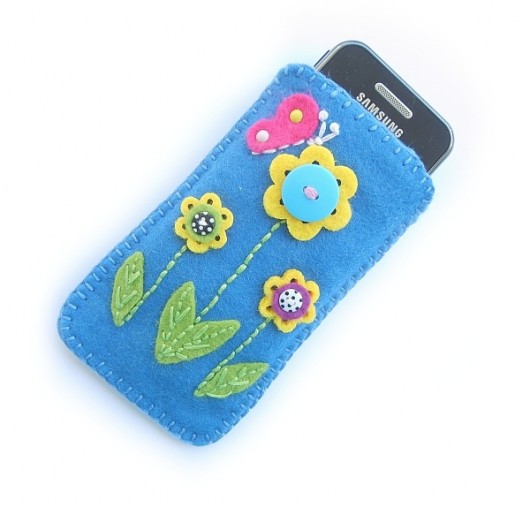 Etui na telefon Kwiaty Tulis