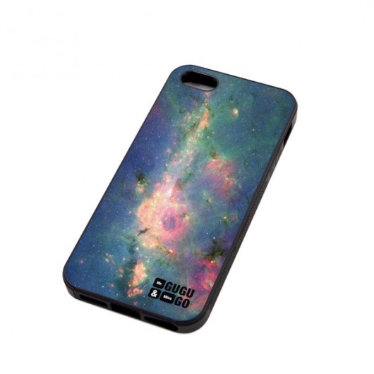 Green Nebule phone case Mr Gugu Miss Go