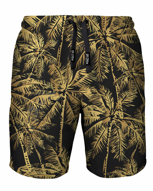 spodnie męskie Shorty Kąpielowe Męskie DR.CROW Gold Palms