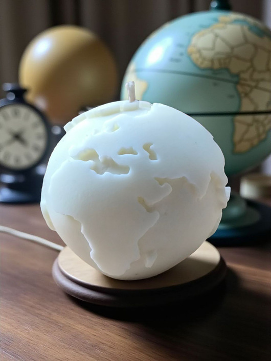 świeczniki i świece Świeca sojowa dekoracyjna Ziemia
