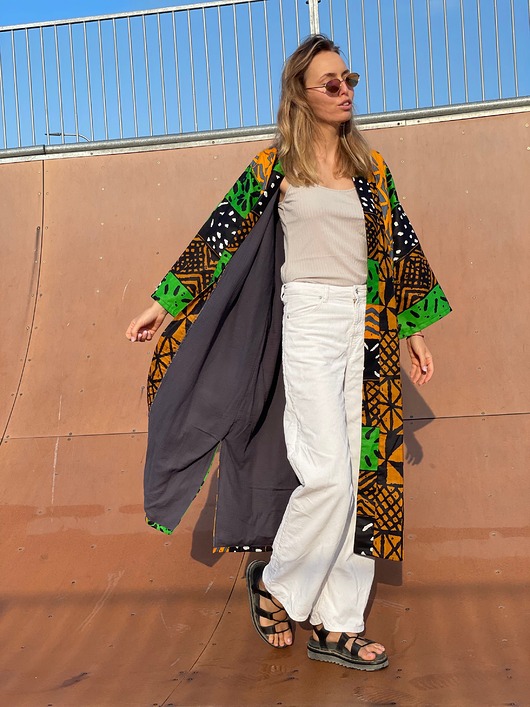 ubrania różne Ocieplane kimono Makaba