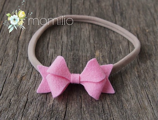 ozdoby do włosów dla dzieci Opaska do włosów Butterfly Bow Pink