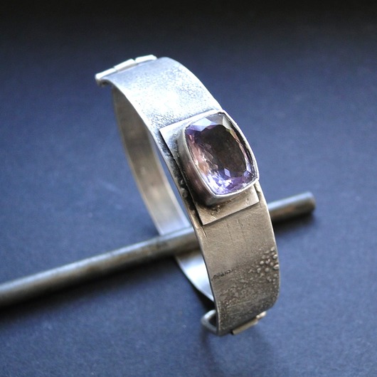 bransoletki srebrne Zamówienie-Bransoleta Ametryn