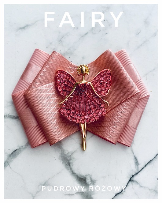 broszki Brosza z Kolekcji FAIRY z cudowną Wróżką z kryształków   New