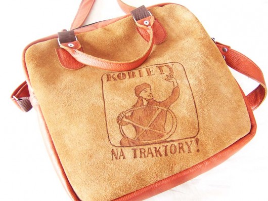 KOBIETY NA TRAKTORY - brązowa czajkaczajka