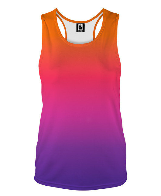 topy damskie DR.CROW Bokserka Damska Ombre Orange Purple
