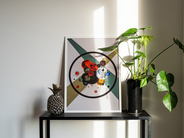 Plakat 3D Grafika Geometria zemeatelier