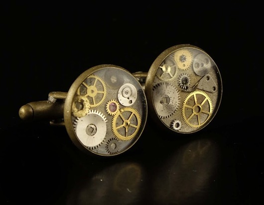 Mechaniczne spinki 120 Zegarynki