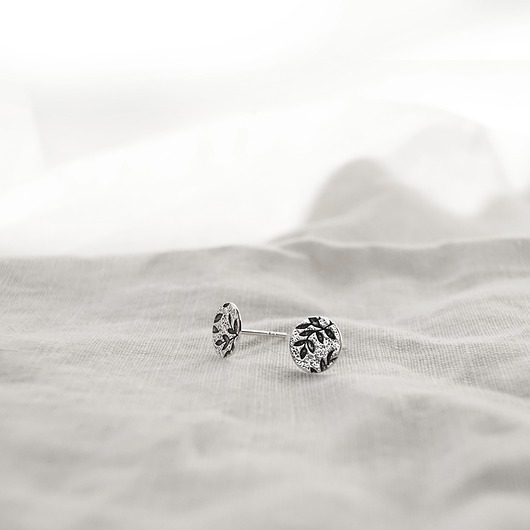 kolczyki srebrne Olive tree - srebrne kolczyki