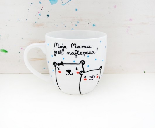 Moja Mama jest najlepsza (miś chłopiec) - kubek  miamilu