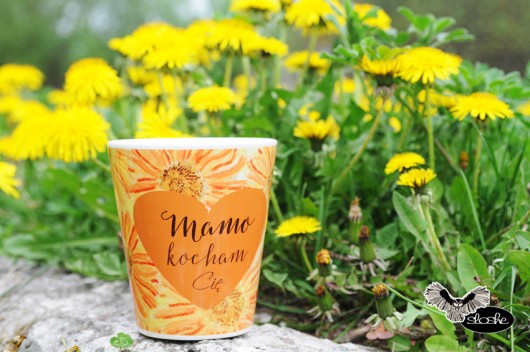 Mamo kocham Cię, kubek latte Sowia Aleja