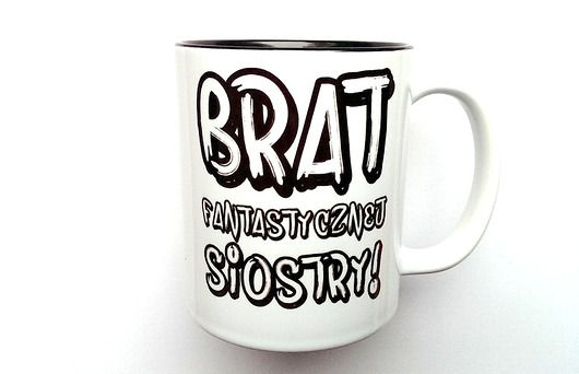 Kubek BRAT z CZARNYM WNĘTRZEM FarrowDesign