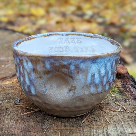 kubki TAKE YOUR TIME, czarka ceramiczna, rękodzieło