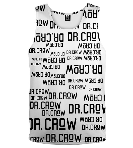 t-shirty męskie DR.CROW Bokserka Męska Logo Napisy