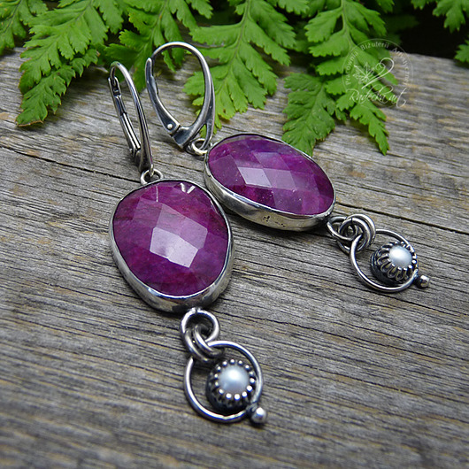 Kolczyki Classic Ruby Earrings Radecka art