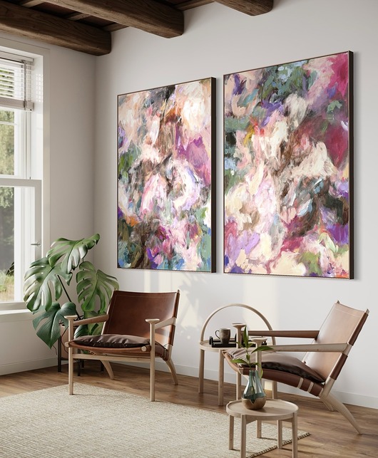 obrazy Zestaw obrazów 100x70 cm