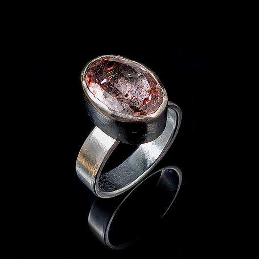 pierścionki srebrne Pierścionek kosmiczny super seven