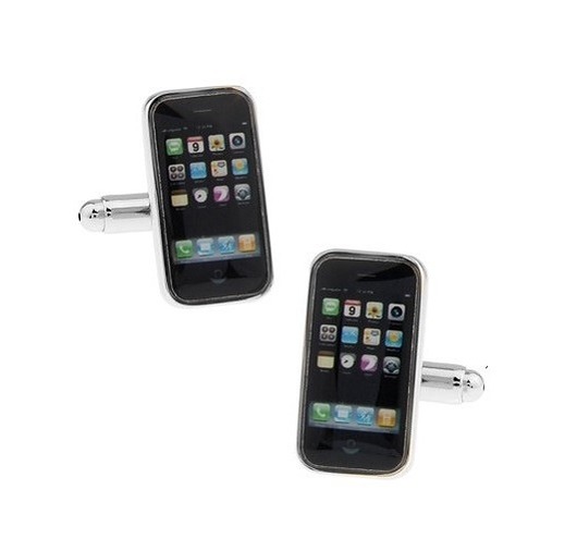 Spinki do mankietu telefon iphone e smartfon AKADEMIA STYLU