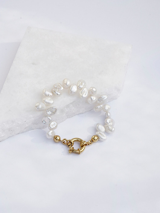 bransoletki złote ANICE Pearl Bracelet