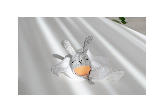 ozdoby wielkanocne Czapeczka wielkanocna na jajka - zając