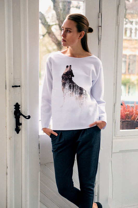 WOLF Bluza Oversize GAU great as You