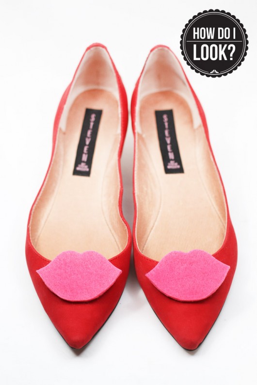 Kiss Me - Pink - klipsy do butów HowDoILook