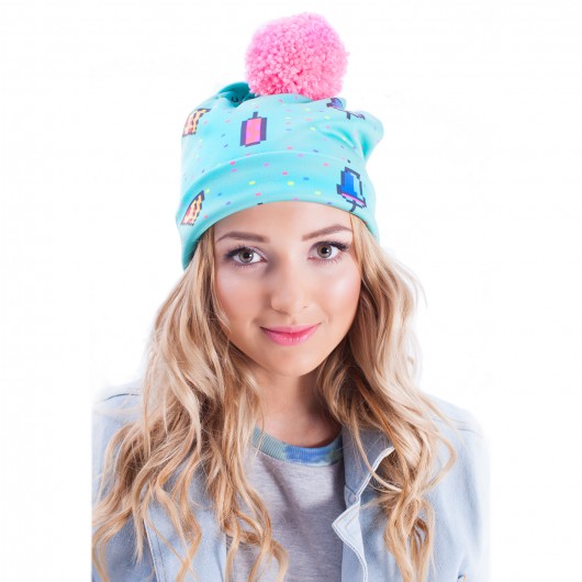 Pixels Food beanie Mr Gugu Miss Go
