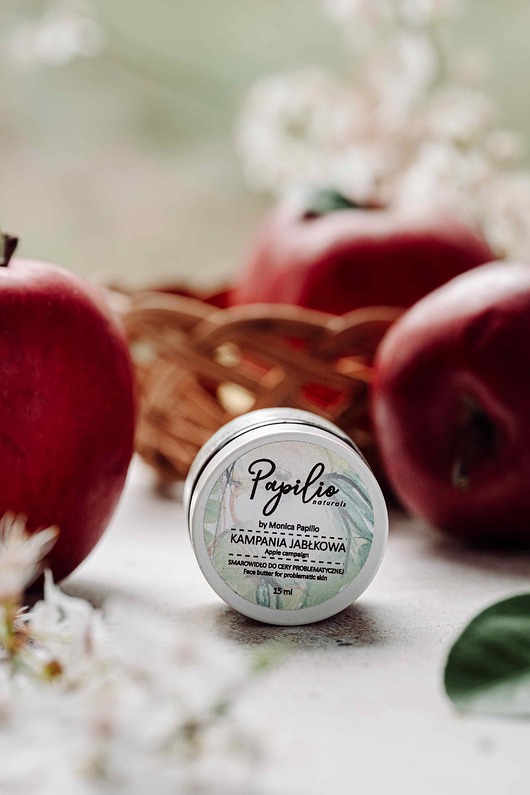 kremy do twarzy i pod oczy Kampania Jabłkowa - smarowidło punktowe dla cery problematycznej
