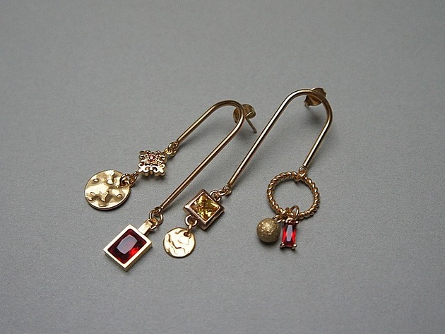 kolczyki pozłacane Kolczyki pozłacane Alloys Collection  /Odd/ -  Waves vol. 2