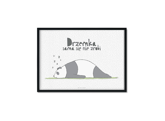"Drzemka sama się nie zrobi" Plakat Love The Journey
