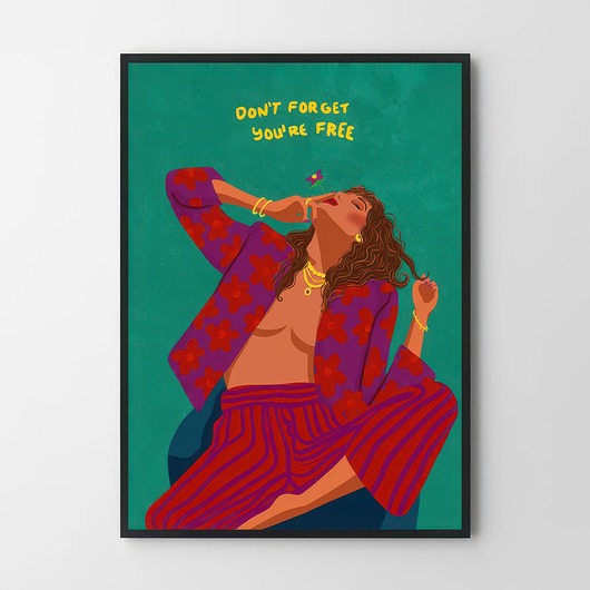 plakaty Plakat Nie zapomnij że jesteś wolna