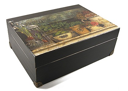 SZKATUŁKA VINTAGE XL scarllet art
