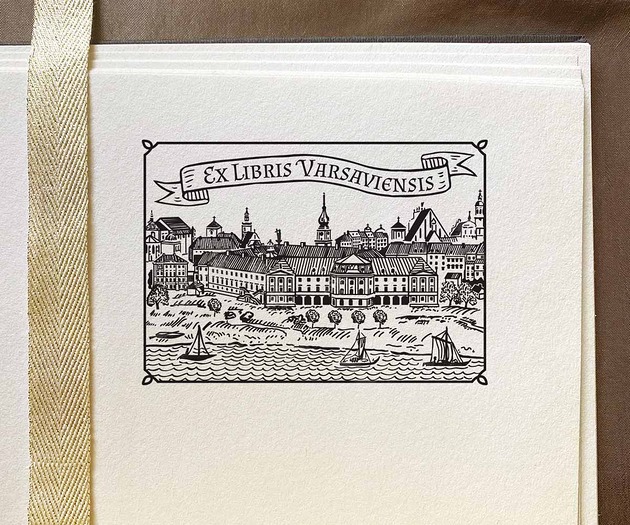 stemple Pieczęć Warszawska Ex Libris Varsaviensis