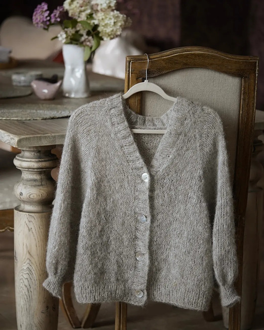 swetry damskie  Sweter ClassicCardigan Grey
