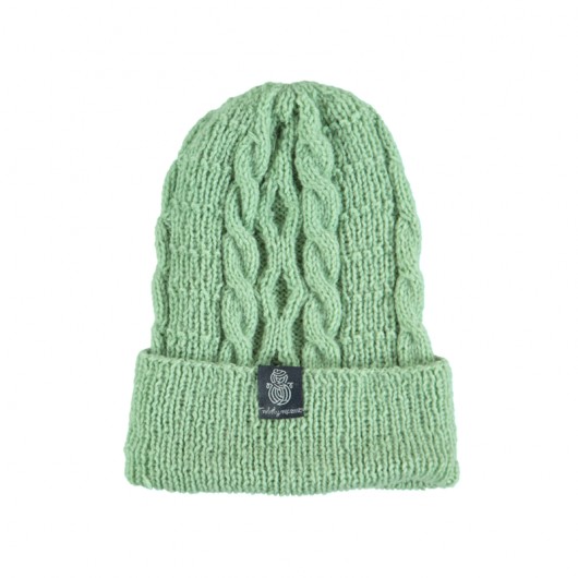 Richly Braided Beanie Roboty Ręczne