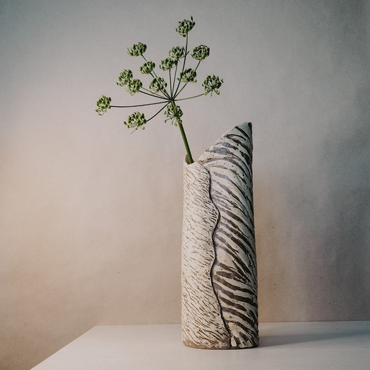 wazony Duży beżowy wazon